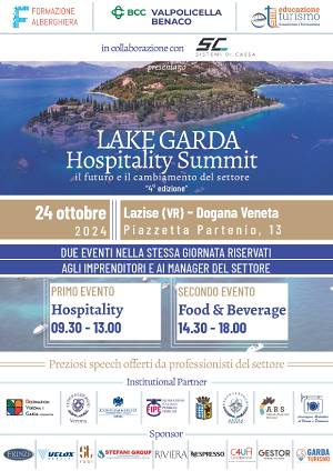 Stefani Group è Sponsor Ufficiale del Lake Garda Hospitality Summit 2024